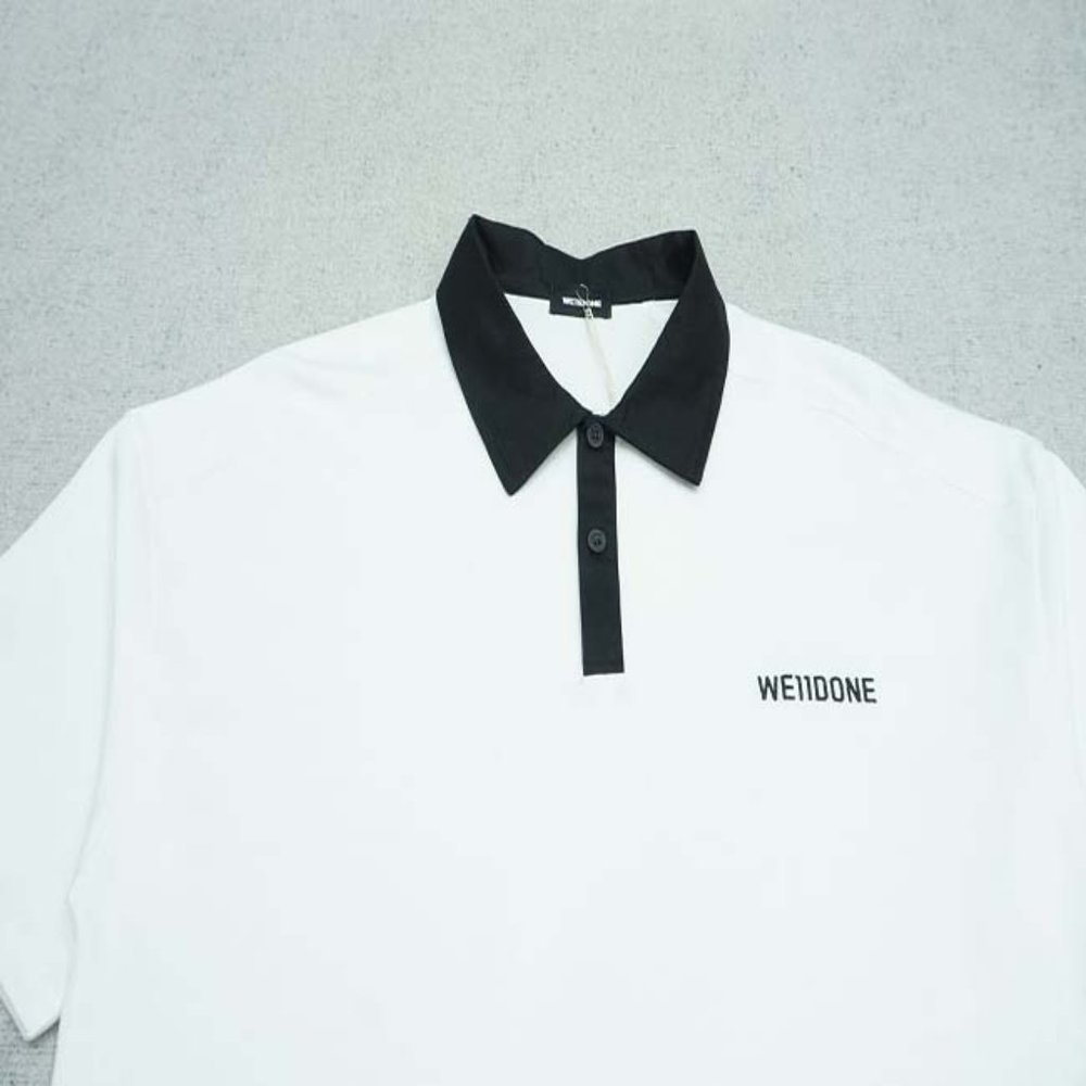 Welldone Solid Classic White Polo - image 7